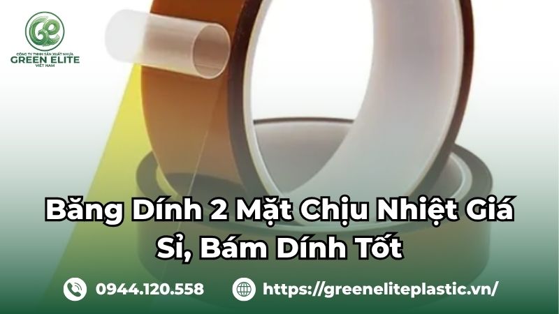băng dính hai mặt chịu nhiệt