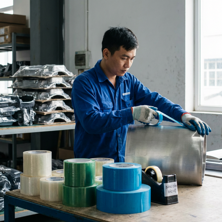 Các Loại Băng Dính Bảo Vệ Bề Mặt Phổ Biến Trong Công Nghiệp Phụ Trợ