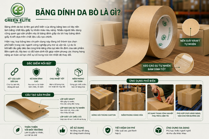 băng dính da bò là gì