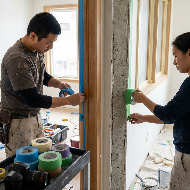 Phân Loại Băng Dính Che Chắn Sơn Theo Ứng Dụng Thi Công