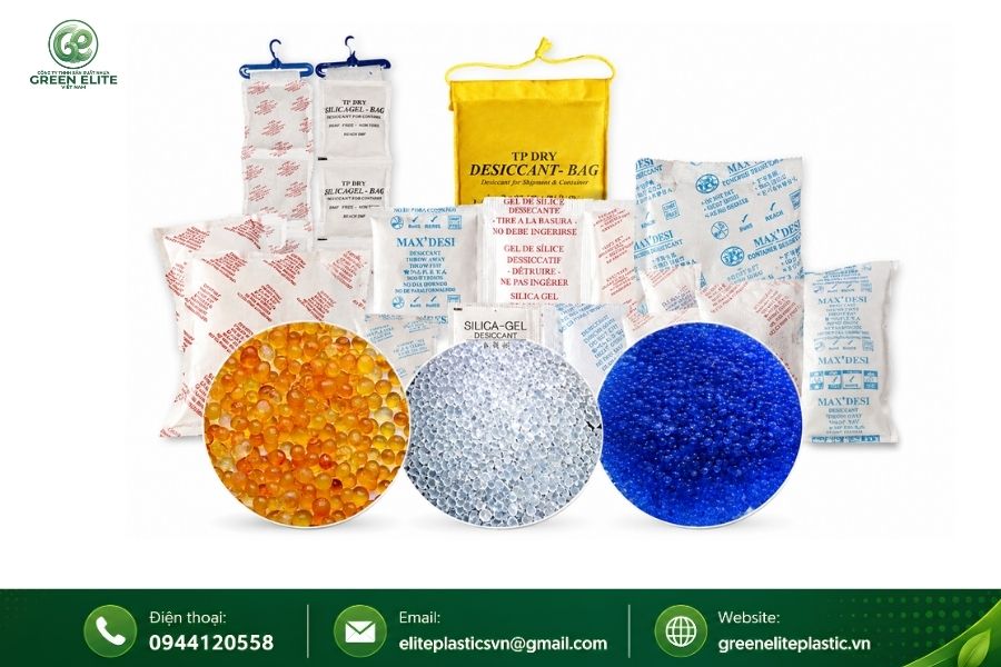 hat hut silica gel doi mau