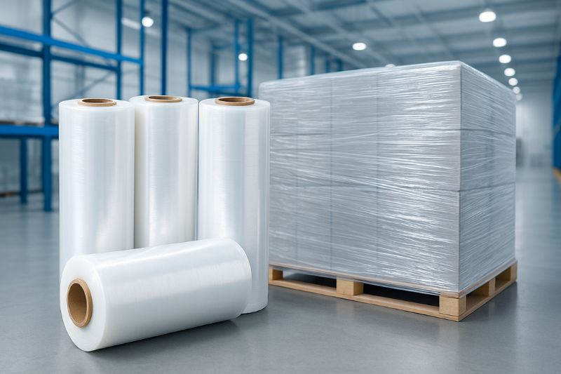 Quy cách màng chít quấn pallet máy khổ lớn