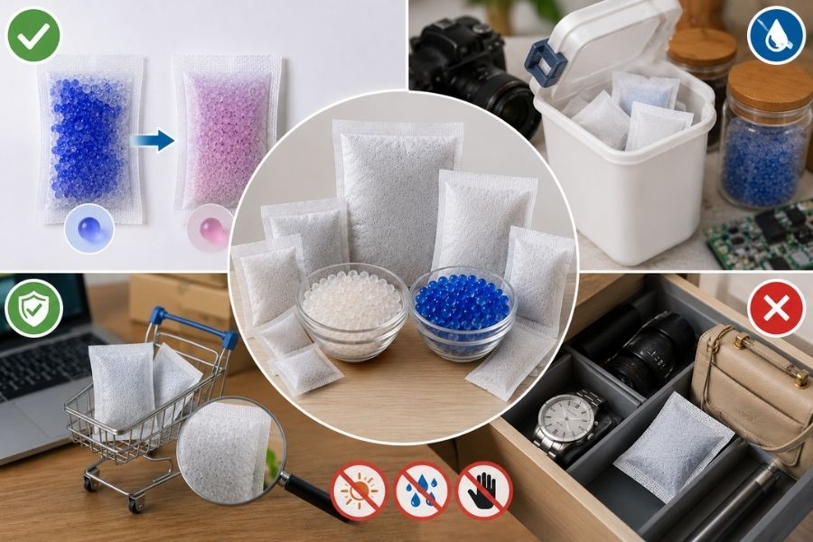 Những Lưu Ý Quan Trọng Khi Mua Và Bảo Quản Hạt Hút Ẩm
