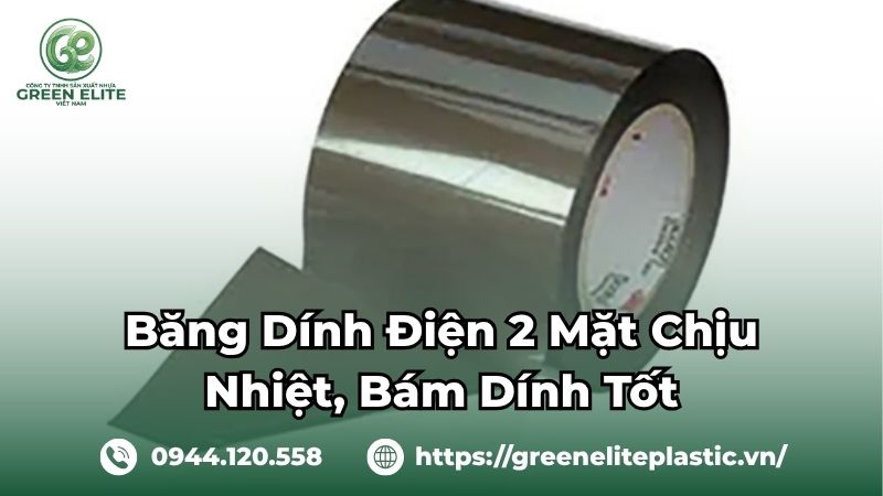 Băng dính điện 2 mặt chịu nhiệt giá tốt