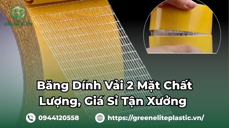 Băng dính vải 2 mặt chất lượng