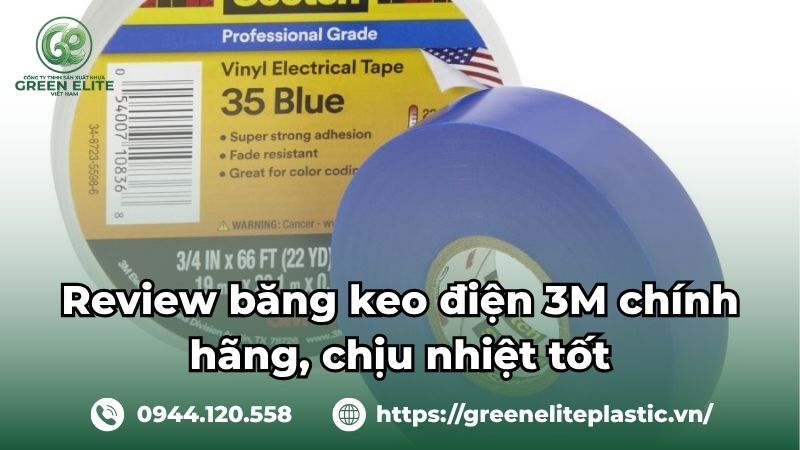 review băng keo điện 3m