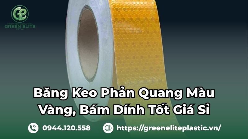 Băng keo phản quang màu vàng chất lượng
