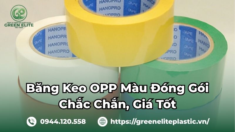 Băng Keo Opp màu chất lượng cao, giá tốt