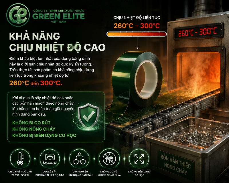 băng keo silicone có thể chịu được nhiệt độ cao