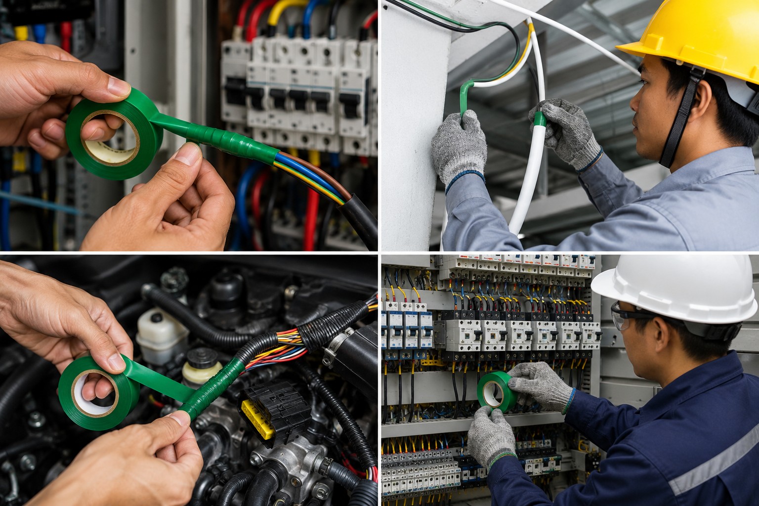 Ứng dụng băng keo điện chống cháy