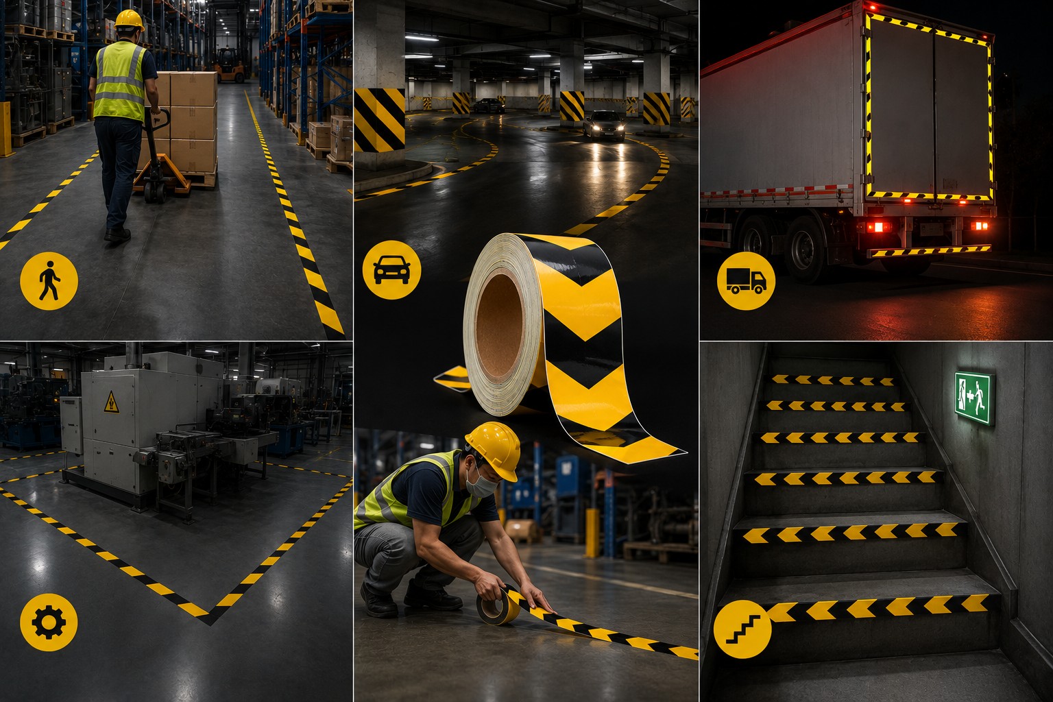 Ứng dụng thực tế băng dính phản quang 