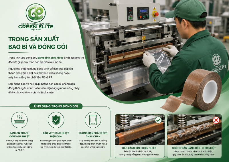 Ứng dụng trong sản xuất bao bì và đóng gói