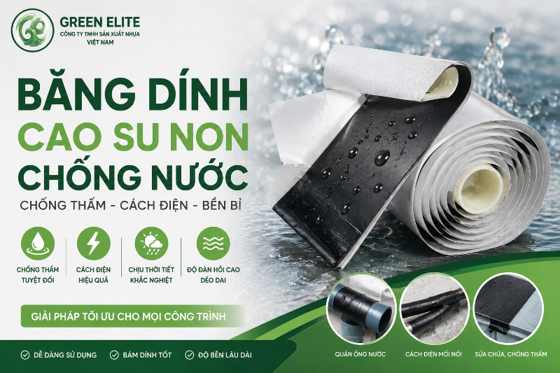 băng keo cao su non chống nước