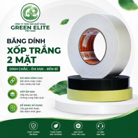 Băng dính xốp trắng 2 mặt
